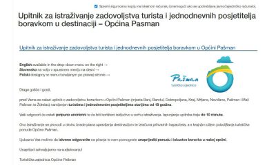 Upitnik za istraživanje zadovljstva turista